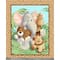 Fabric Traditions Bright Multicolor Jungle Babies Panel Cotton Fabric